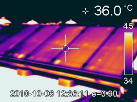 controllo termografico pannelli fotovoltaici